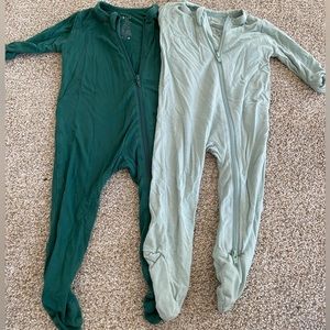 Set of Two Kyte Baby Footies 0-3M